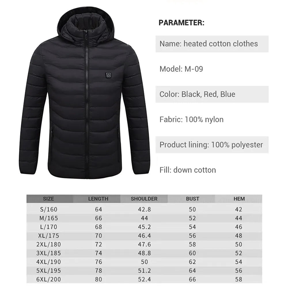 Self Heating Jacket for men and woman