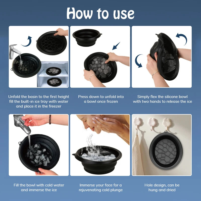 Facial Ice Bath Bowl For Men And Woman