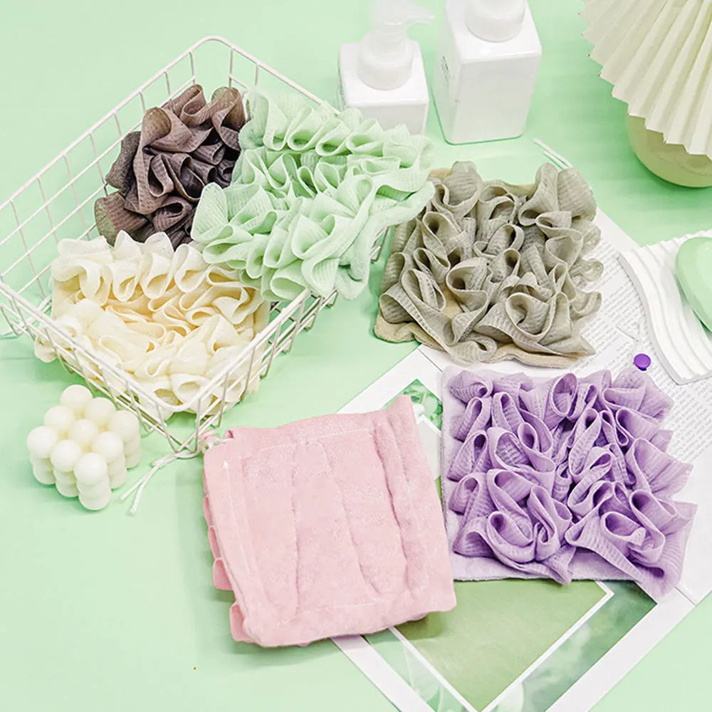 2-In-1 Bath Ball Loofah keeping it bacteria-free